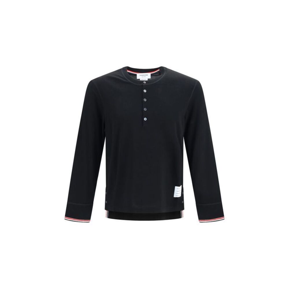 Thom Browne Black Wool Oves Aries Men's Sweatshirt